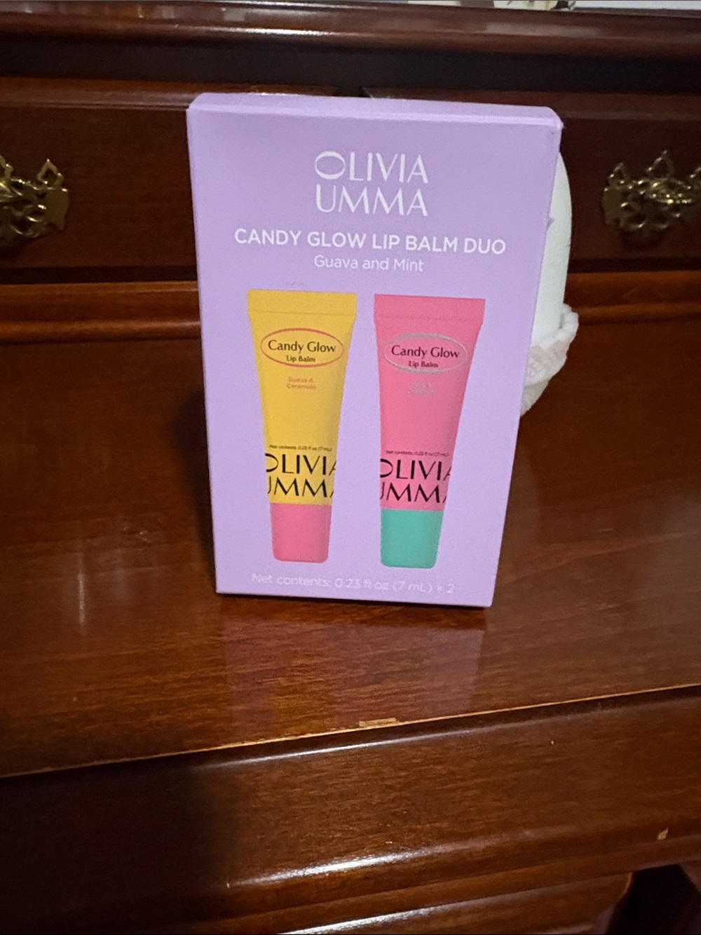Candy Glow Lip Balm Duo — Guava (Pink) & Mint (Yellow)